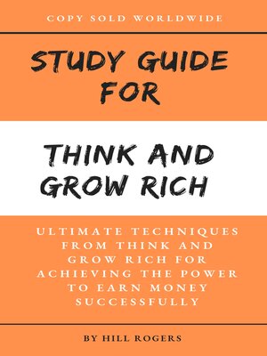 cover image of STUDY GUIDE FOR THINK AND GROW RICH